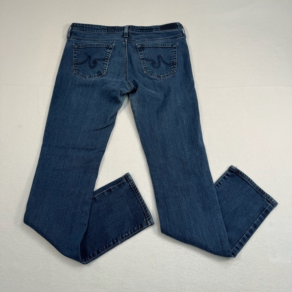Adriano Goldschmied The Stevie Slim Straight Jean Womens Size 29 Low Rise Dark - Picture 3 of 15